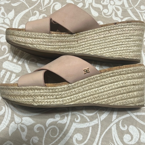 Sam eidelman pink wedge shoes - Picture 1 of 6